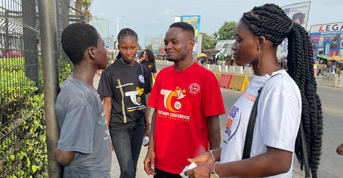 PENSA Kaneshie Sector Wins 22 Souls During Accra Mall Evangelism